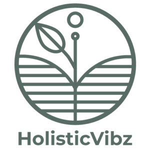 Logo de holisticVibz en verde